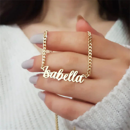 Personalized Name Necklace Custom - buy one Get one free - free Shipping