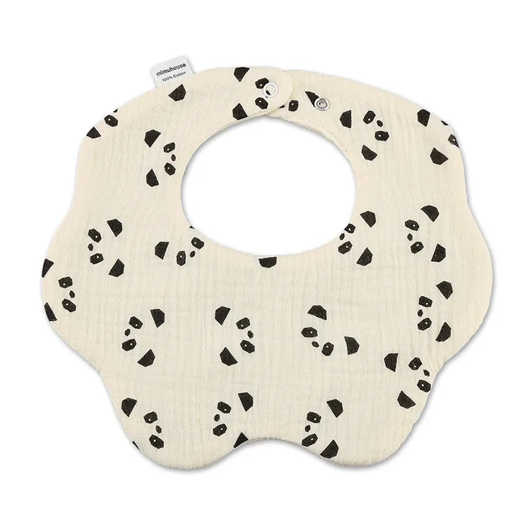 Baby Bibs Cotton Boys and Girls Bib Cute Print Newborn Burp Cloths - BOGO 🔥