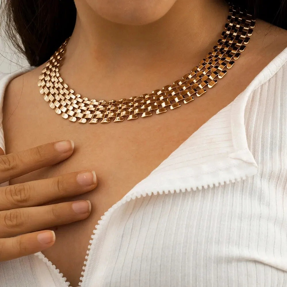 Exaggerated Cuban Chunky Thick Chain Necklace for Women