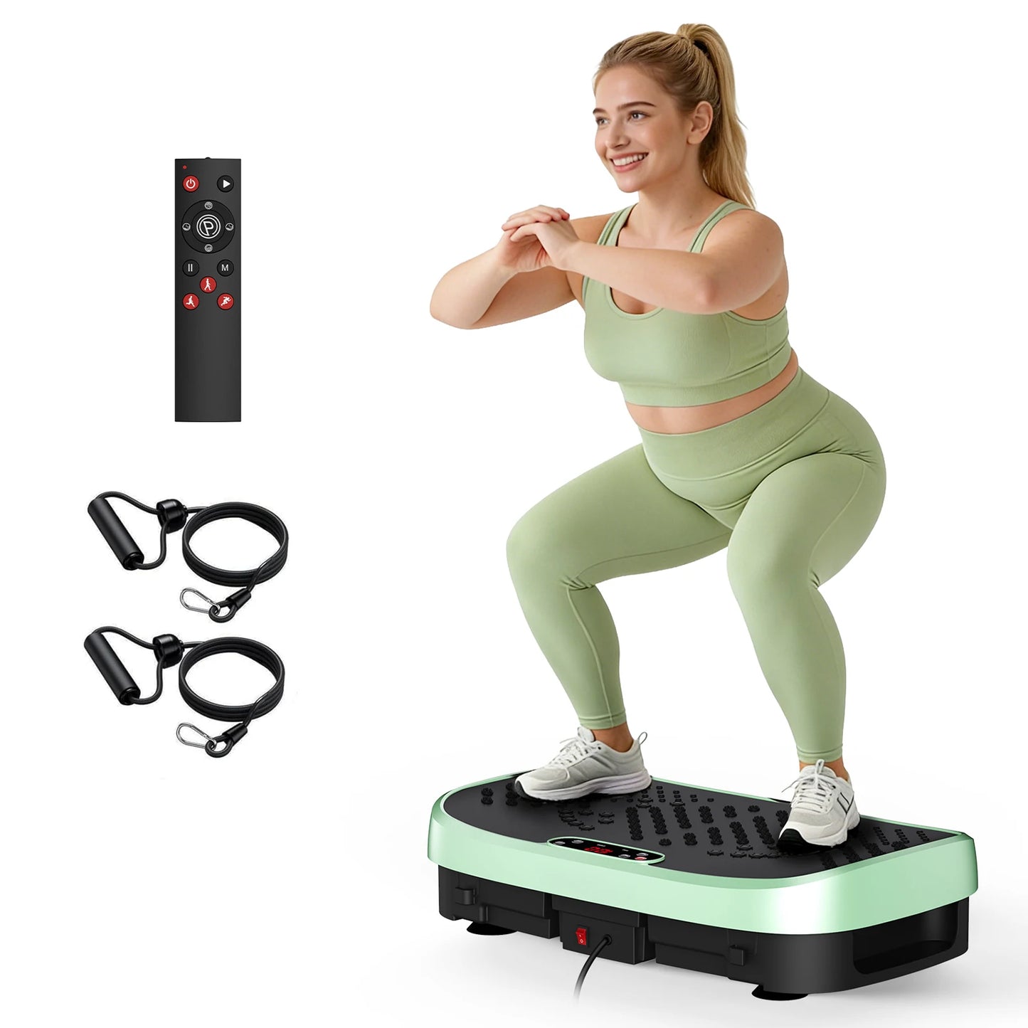 Magnetic Vibration Plate Exercise Machine Fat Burning 120 Levels 330lbs