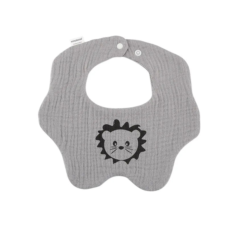 Baby Bibs Cotton Boys and Girls Bib Cute Print Newborn Burp Cloths - BOGO 🔥