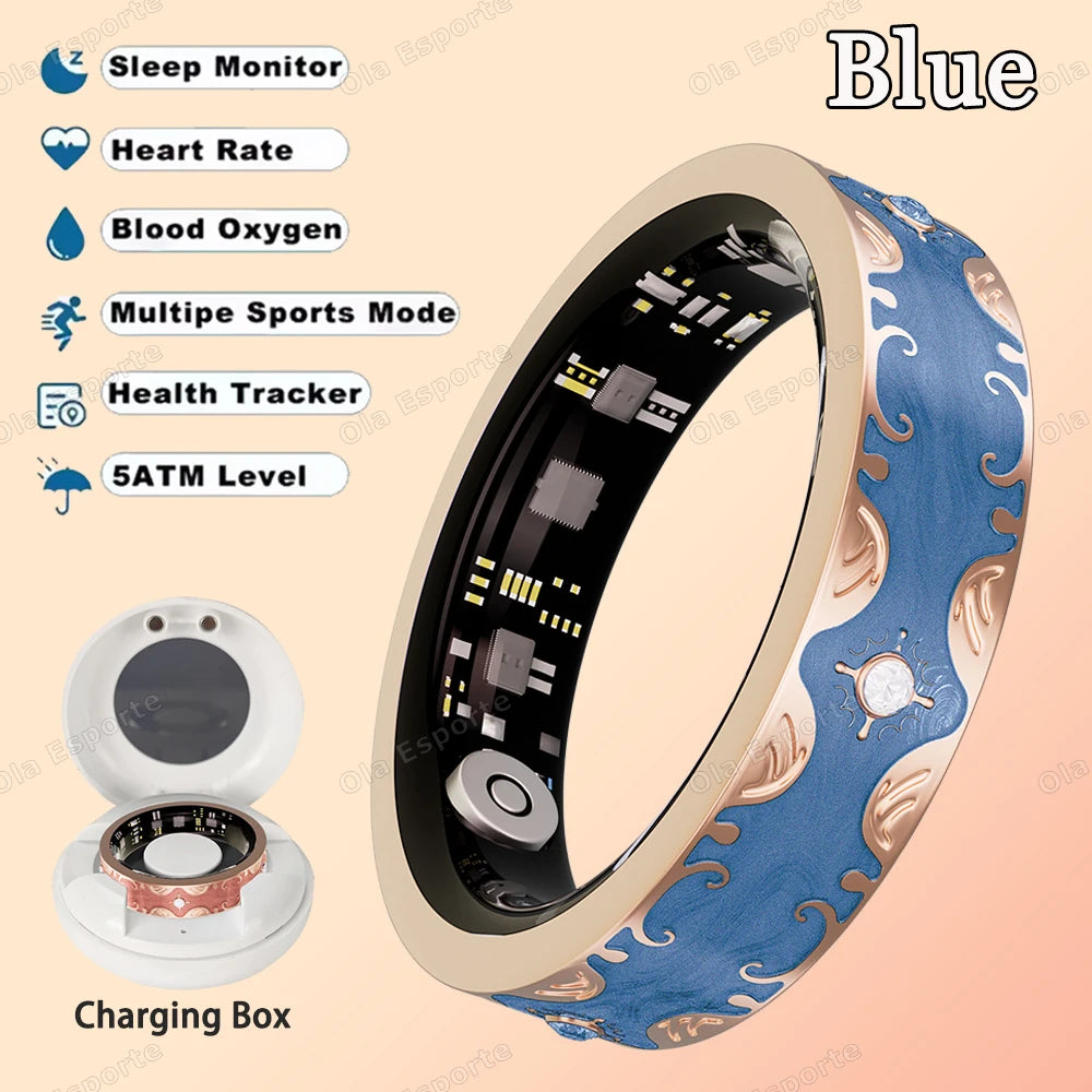 Waterproof Lady ring Heart Rate Health Monitor Sport Ring