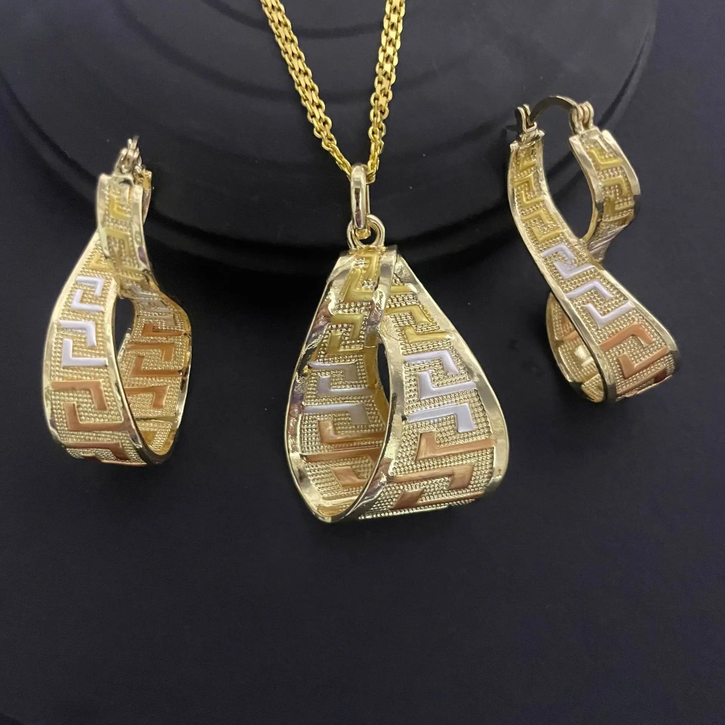 Luxury 18k Gold Plated Italian Jewellery Set - Buy One Get One Free 🔥