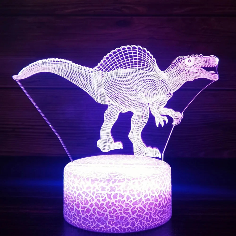 Dinosaur 3D LED Nigh tlight For Kids