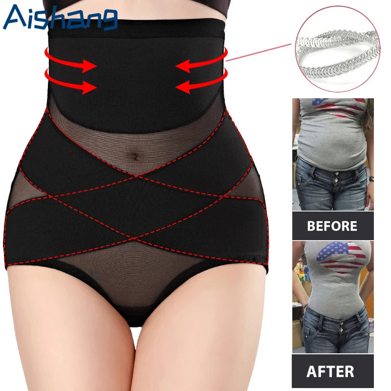 Cross Body Shaper Briefs Butt Lifter  and Tummy Control