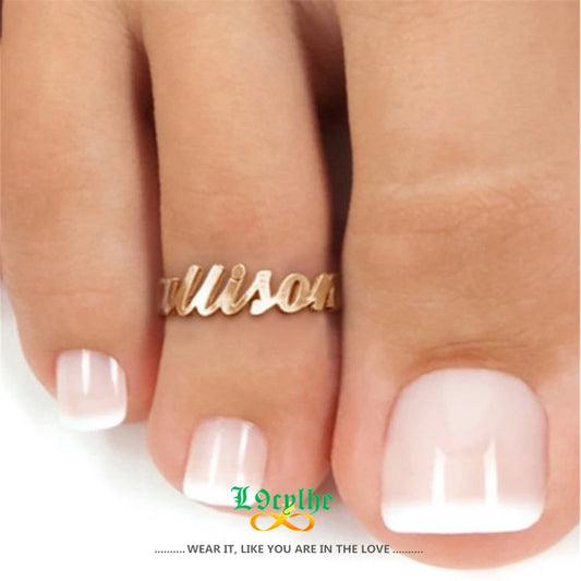 Toe Rings Personalized Jewelry