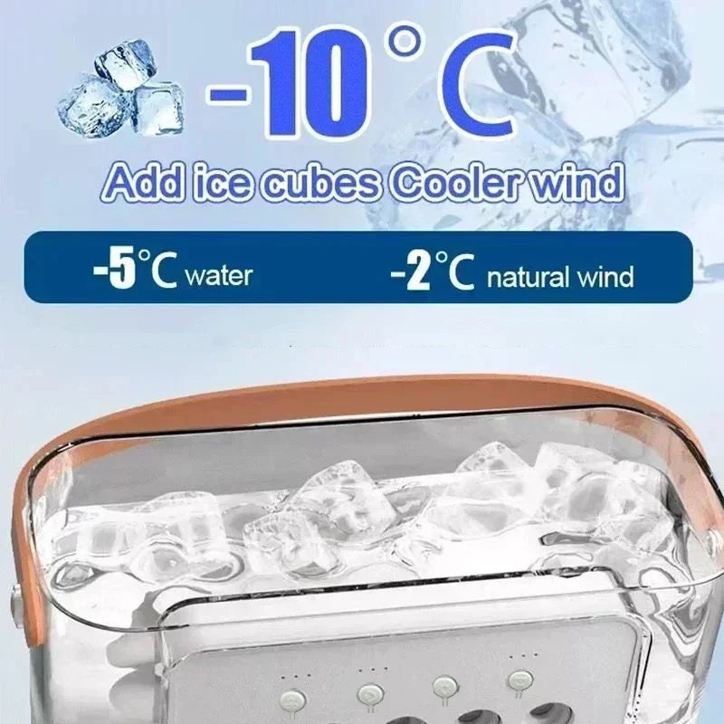 3 In 1 Fan AIr Conditioner Household Mini Air Cooler LED Night Light