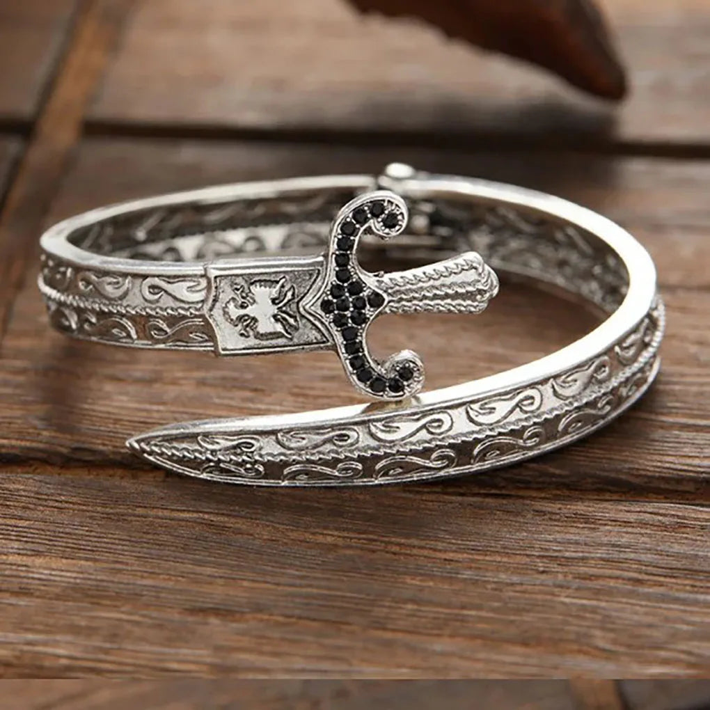Retro Classic Creative Sword Shaped Bracelets Unisex