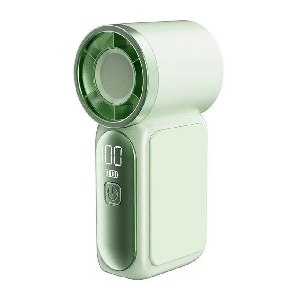 Handheld Folding Fan Type-C Charge Ports Portable