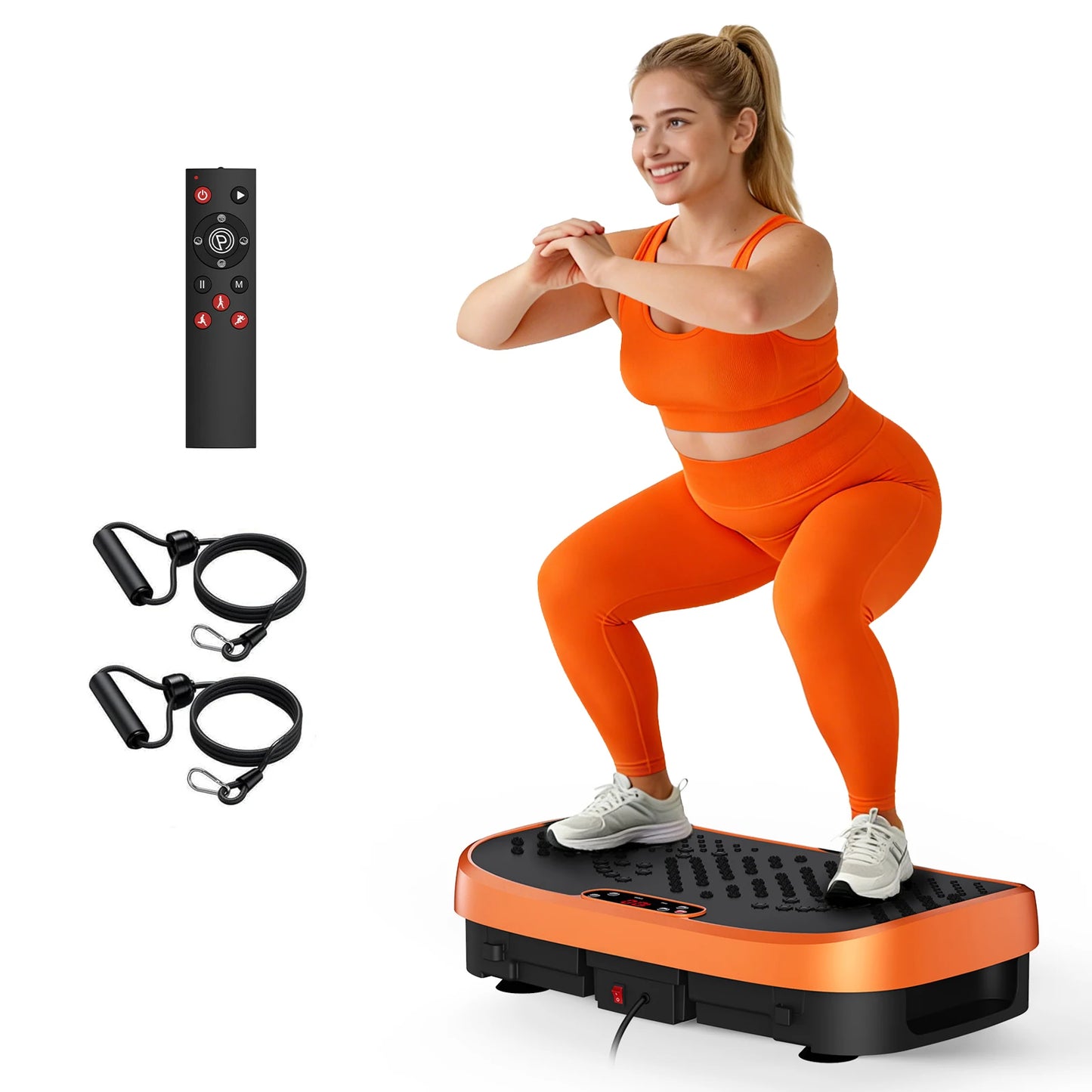 Magnetic Vibration Plate Exercise Machine Fat Burning 120 Levels 330lbs