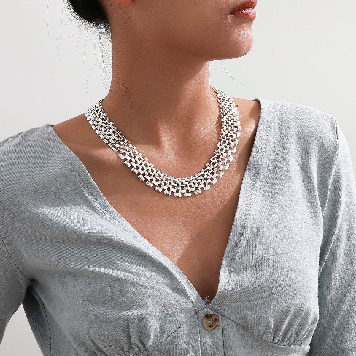 Exaggerated Cuban Chunky Thick Chain Necklace for Women