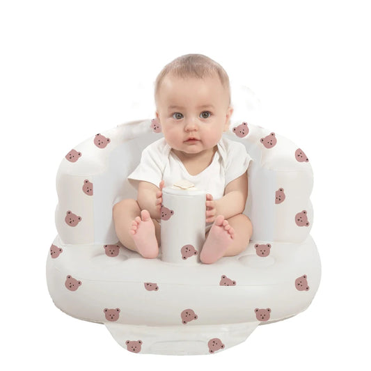 Inflatable Baby Seat for Babies 3-36 Months,Built in Air Pump
