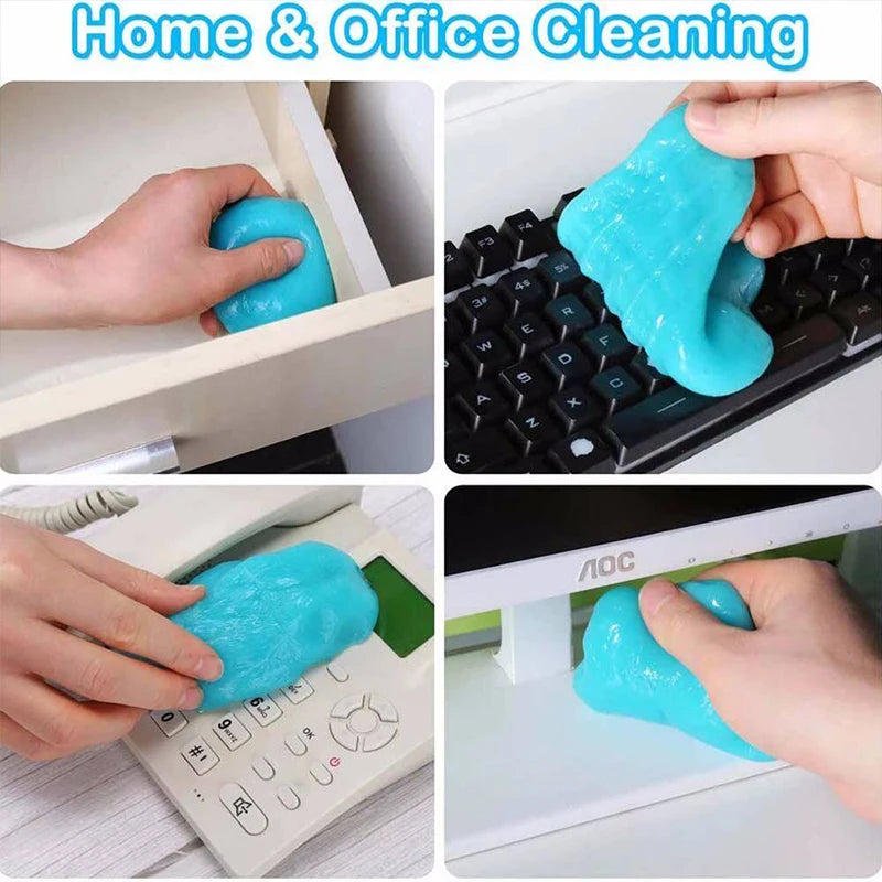 Magic Cleaning Gel for Car Interiors, Keyboards Electronics