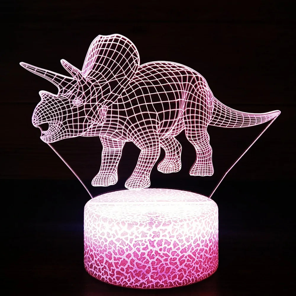 Dinosaur 3D LED Nigh tlight For Kids