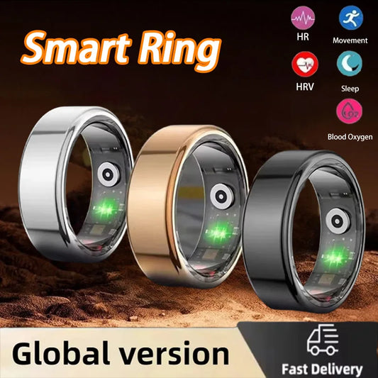 Unisex Smart Ring SR08 Bluetooth Health Sleep Heart Rate   New 2025