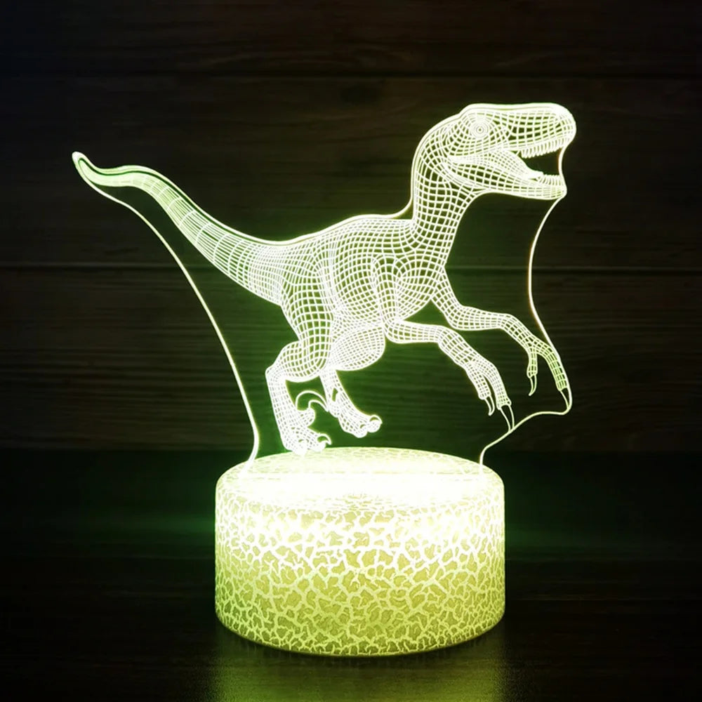 Dinosaur 3D LED Nigh tlight For Kids