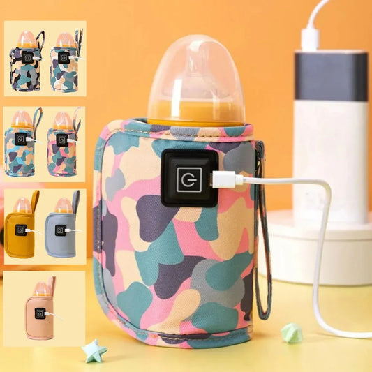 USB Milk Water Warmer Travel Stroller Insulated Bag