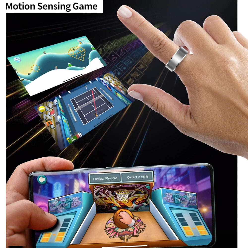 696 Smart Ring Bracelet Finger Digital Ring Heart Rate Monitoring