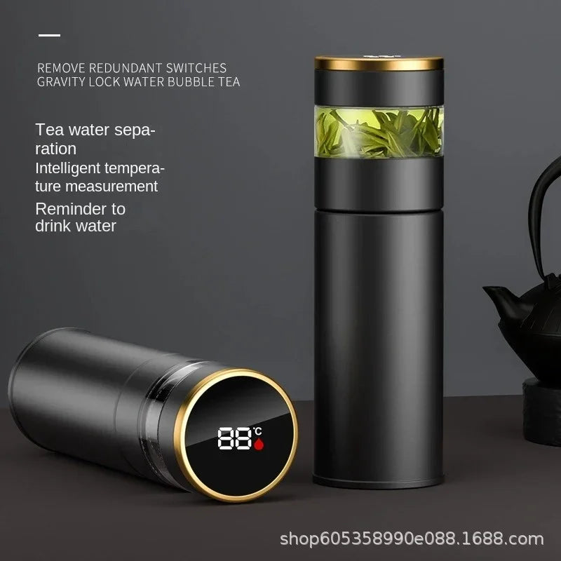 intelligent temperature measurement thermos cup high-end tea and water