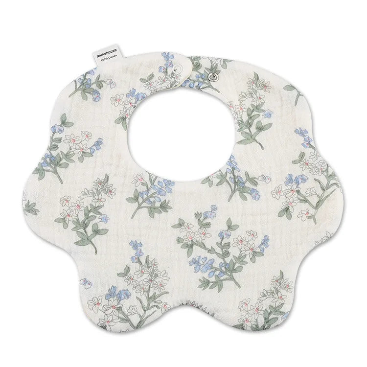Baby Bibs Cotton Boys and Girls Bib Cute Print Newborn Burp Cloths - BOGO 🔥