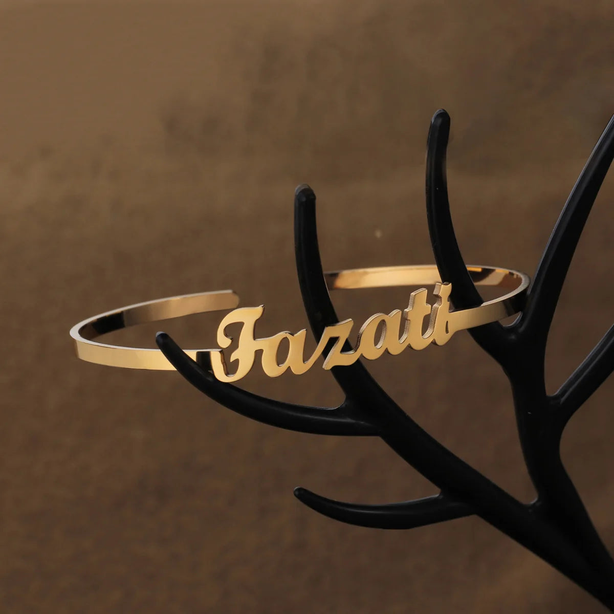 Stainless Steel Personalized letter Cuff Bangles Bracelets for Woman 🔥 Buy One Get One Free