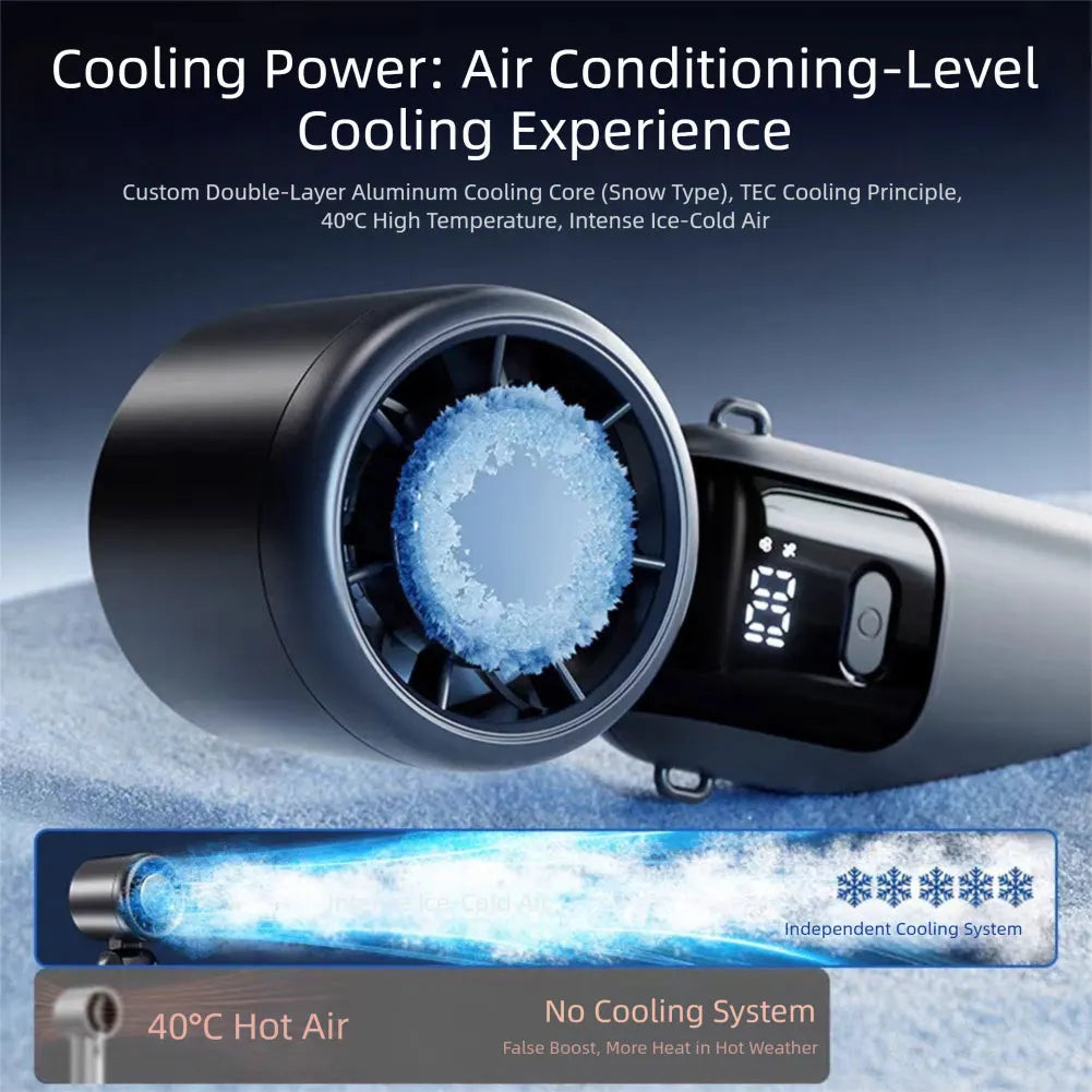 Foldable Cooling Fan,100 Speed USB Rechargeable Portable Fan