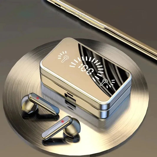 S20 Bluetooth Earphone Headphones Mirror Wireless Stereo
