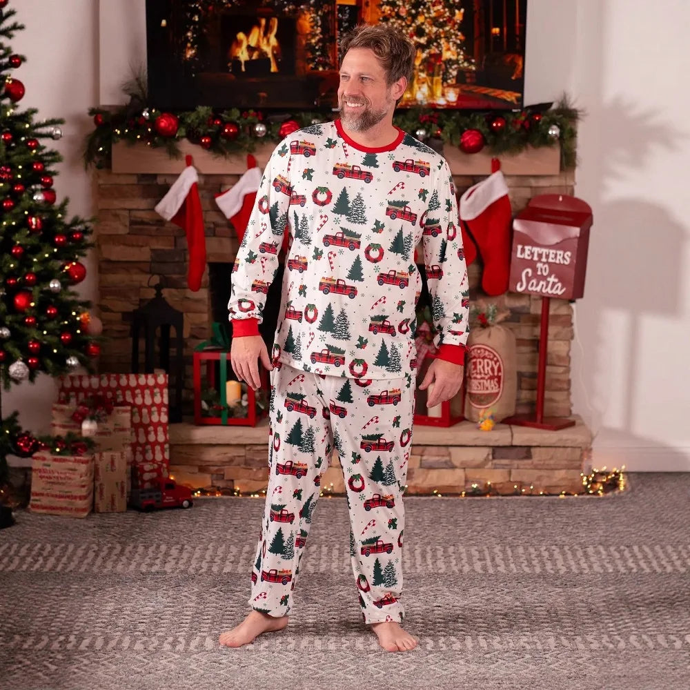 Family Matching Christmas Pajamas 2025 New Xmas