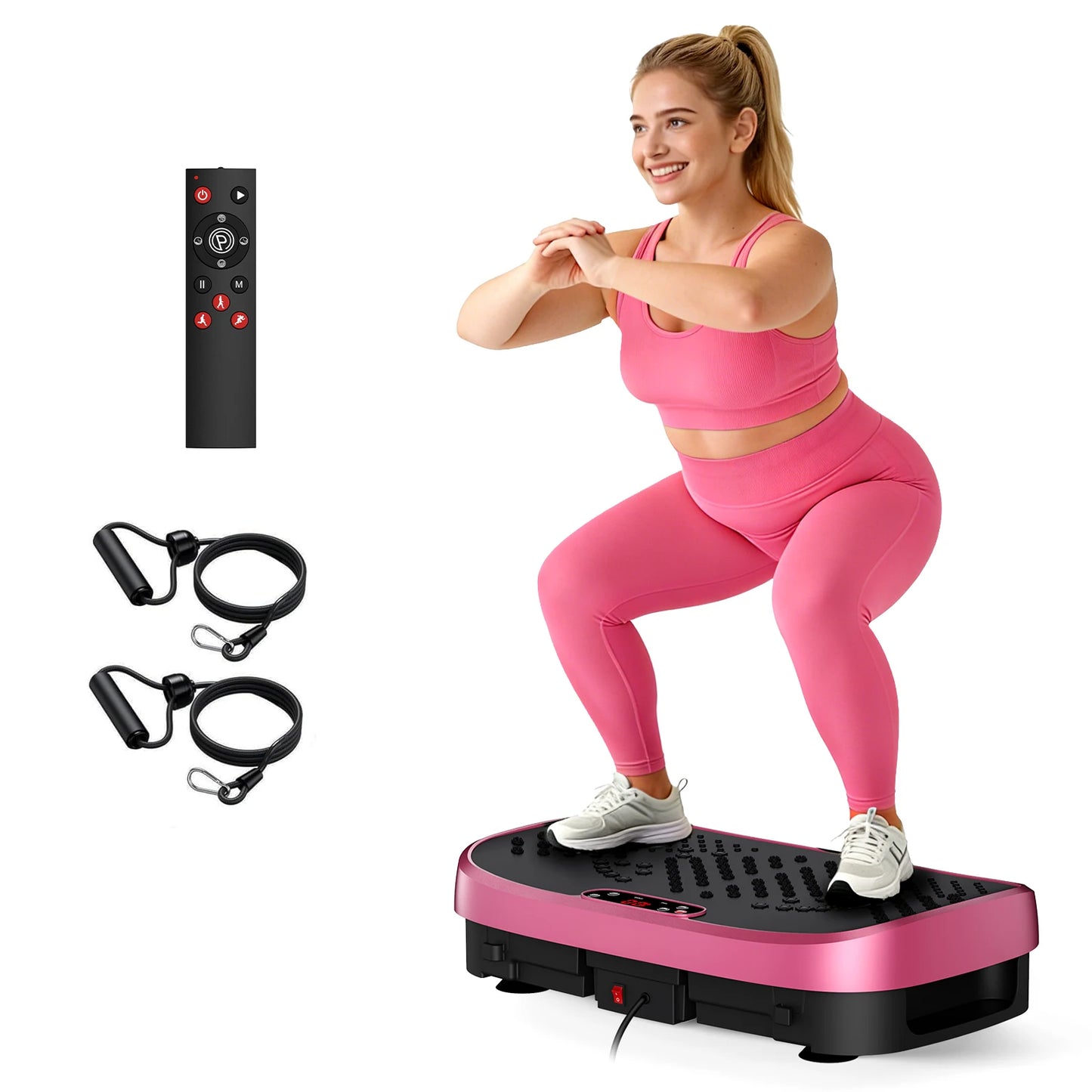 Magnetic Vibration Plate Exercise Machine Fat Burning 120 Levels 330lbs
