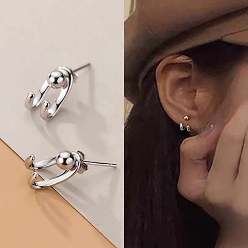 Minimalist Geometric Square Detachable Triangles Stud Earrings - BOGO Free 🔥
