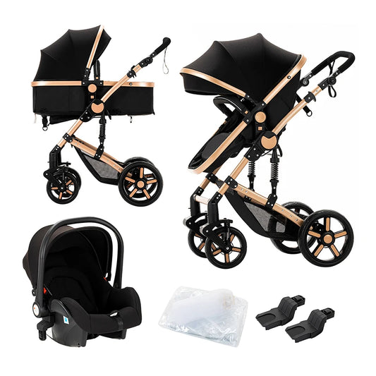 Comfort Baby Stroller 3 in 1 Child Safety Seat With ISOfix