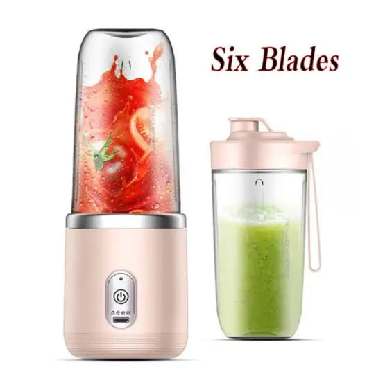 Portable Juicer Blender 400ml Electric Fruit Juicer USB Charging