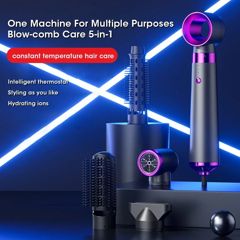 5in1 Multifunctional Hair Straightener Negative Ion Hair Care Curler