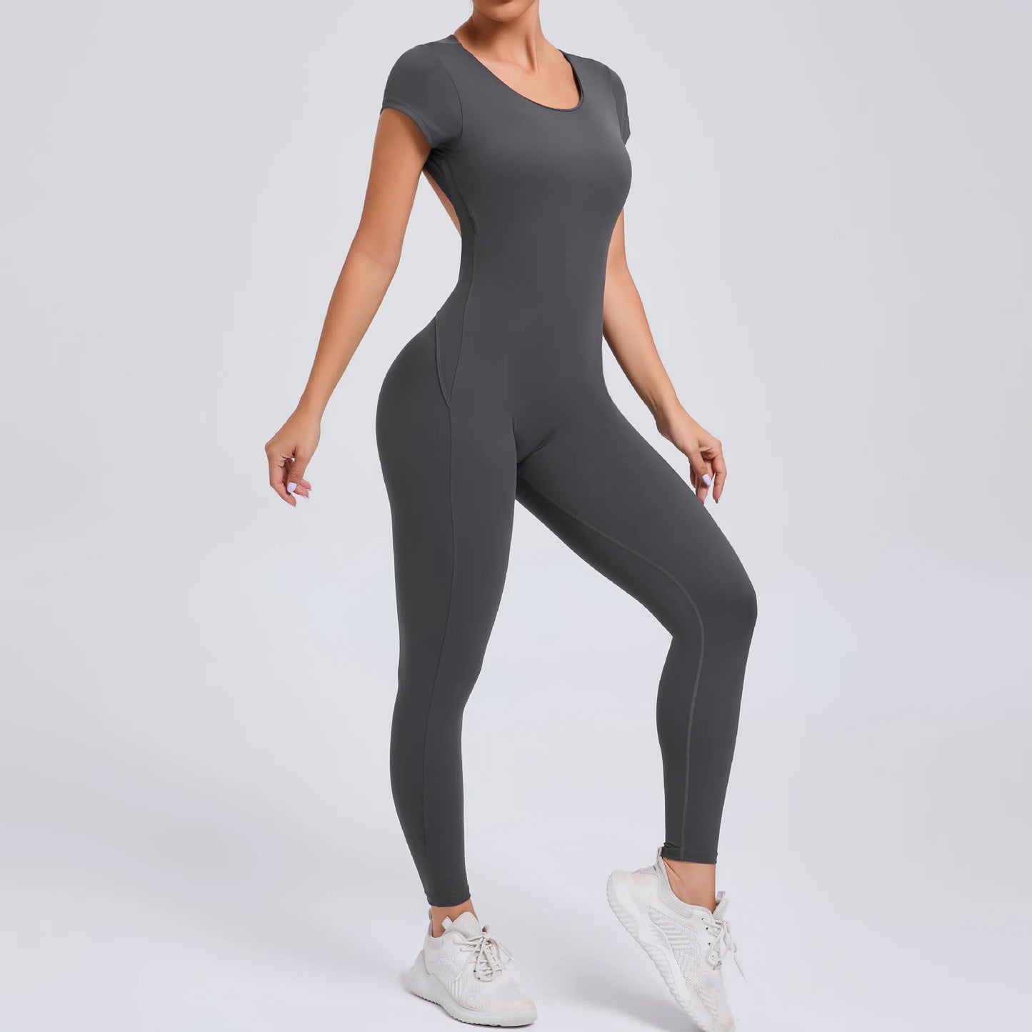 Yoga Set Sexy Backless One-piece Suit