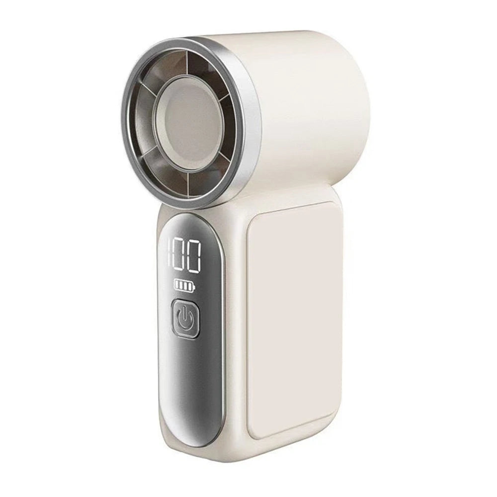 Handheld Folding Fan Type-C Charge Ports Portable