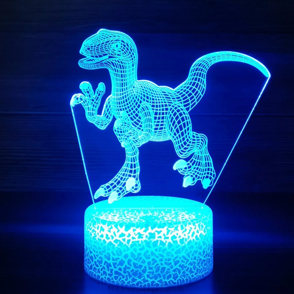 Dinosaur 3D LED Nigh tlight For Kids