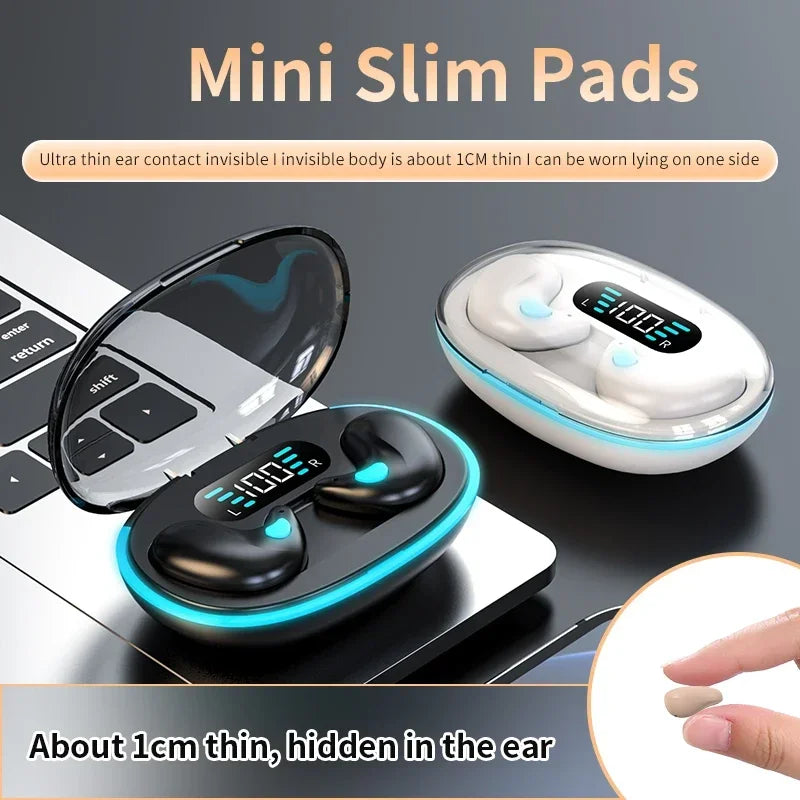 NEW Invisible Sleep Wireless Earphones IPX5 Waterproof