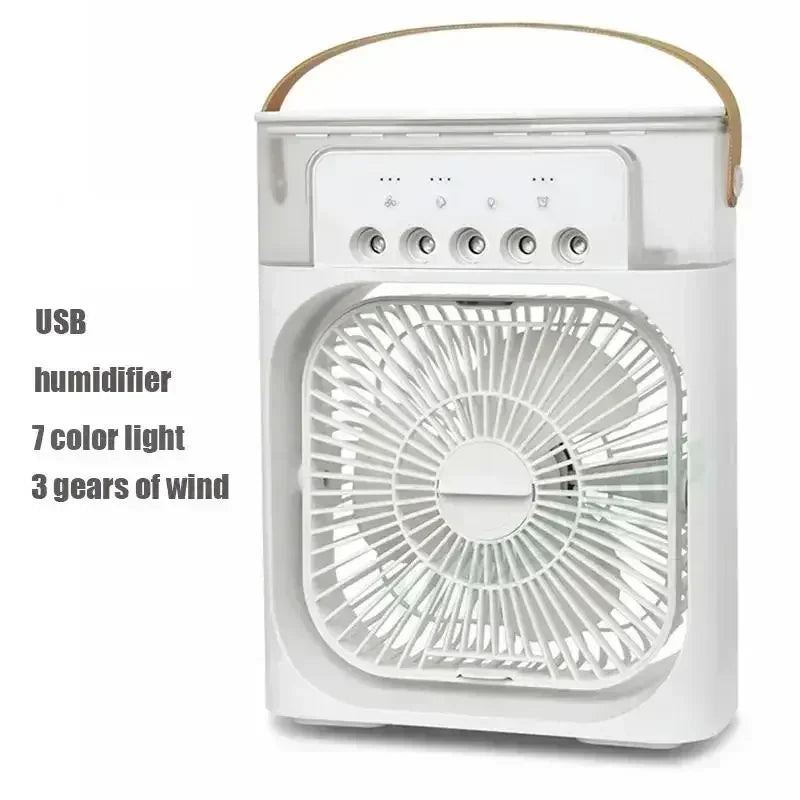 3 In 1 Fan AIr Conditioner Household Mini Air Cooler LED Night Light