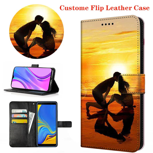 Customized Leather Flip Phone Case For Google Pixel Stand Covers- Free Shipping