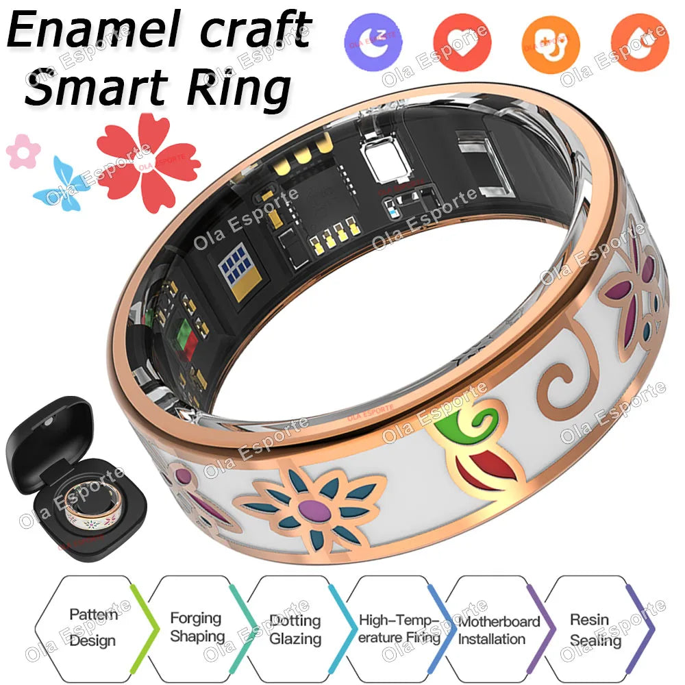 2026 Smart Health Ring for Women – Heart Rate, Sleep &amp; Activity Tracker (Waterproof 10ATM)