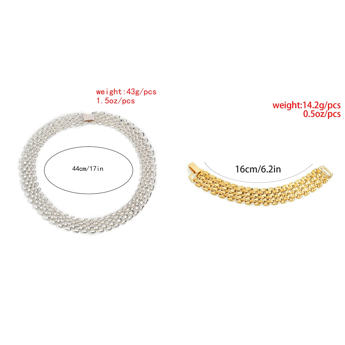 Exaggerated Cuban Chunky Thick Chain Necklace for Women