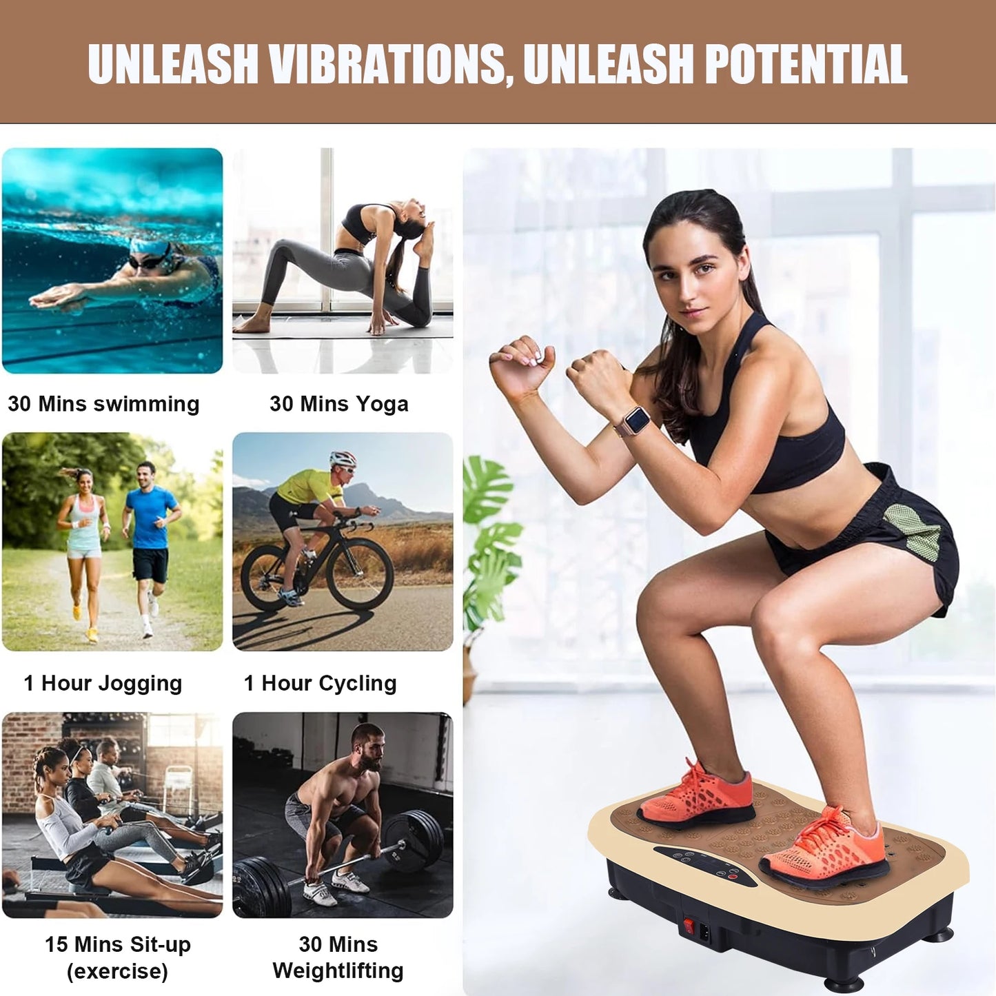 Vibration Plate Electric Vibration Exercise