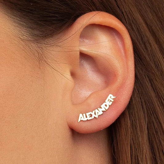 Personalized earrings, Studs, Personalized gifts - Buy One Get One Free 🔥