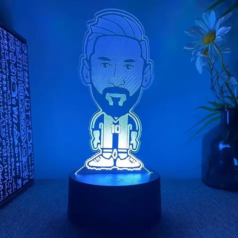 Basketball and Football shaped Night light 3D