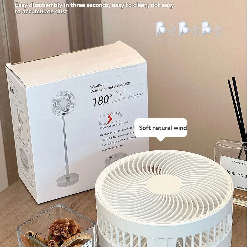 Foldable Fan Countertop Floor Standing Electric Fans
