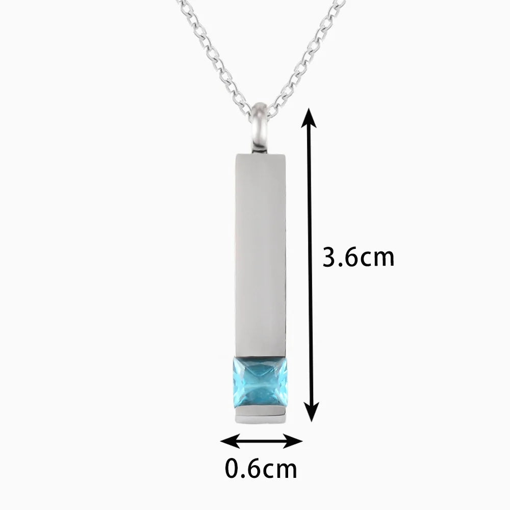 Handwriting Necklace Cremation Jewelry Name Memorial Diamond Perfume Bottle