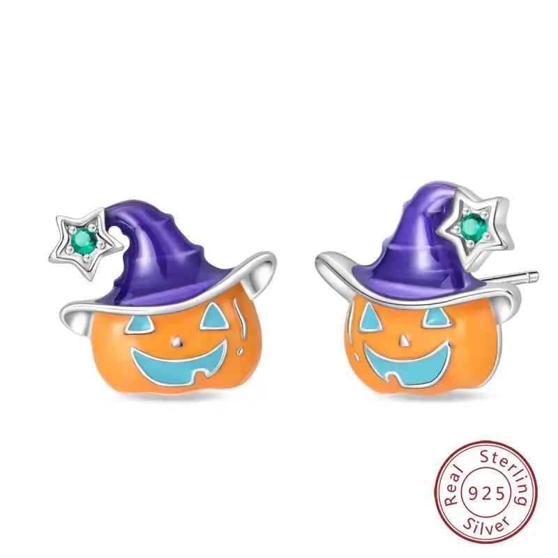 925 Sterling Silver Earrings Charm Simple Shiny Zirconia - Buy One Get