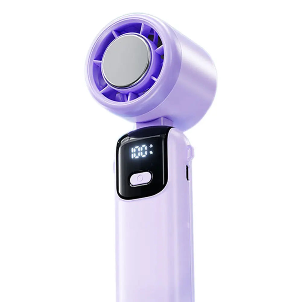 Foldable Cooling Fan,100 Speed USB Rechargeable Portable Fan