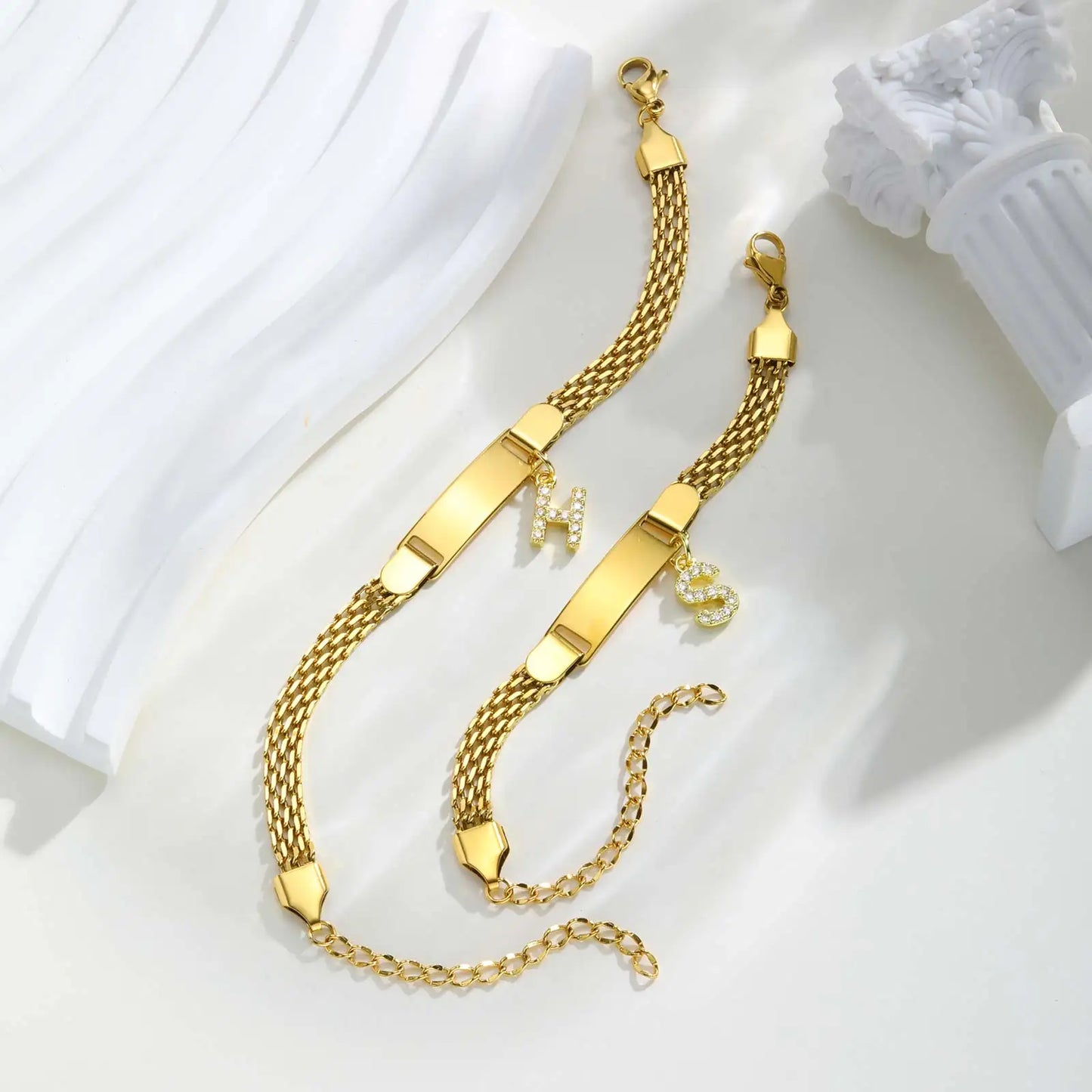 Personalized Engrave ID Name Custom Bracelet for Women-Buy One Get one Free 🔥🔥🐦‍🔥