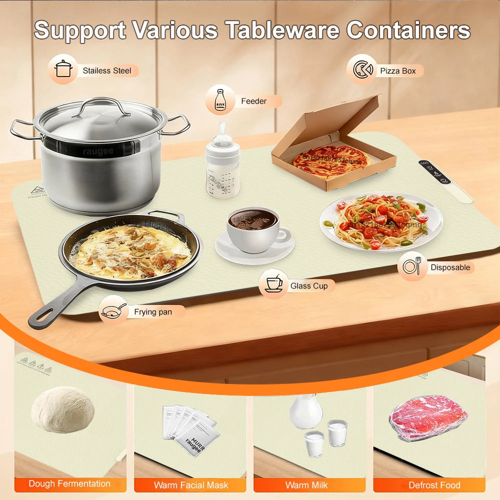 Electric Warming Tray Foldable Food Warmer